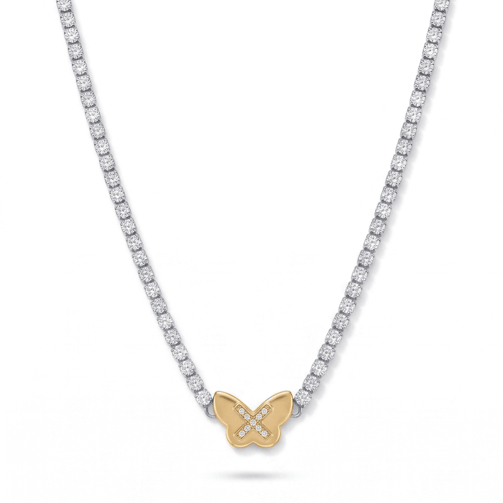 butterfly zikron necklace