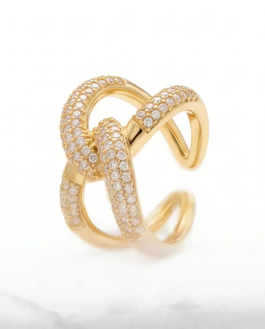 Luna cross Ring