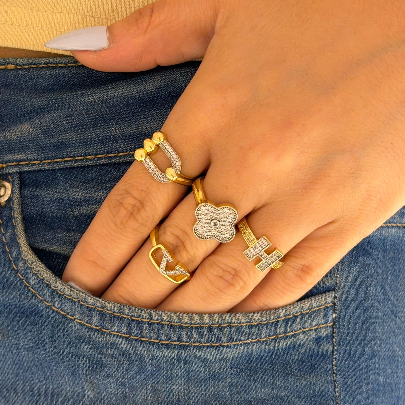Luxe ring set ( 4pcs)