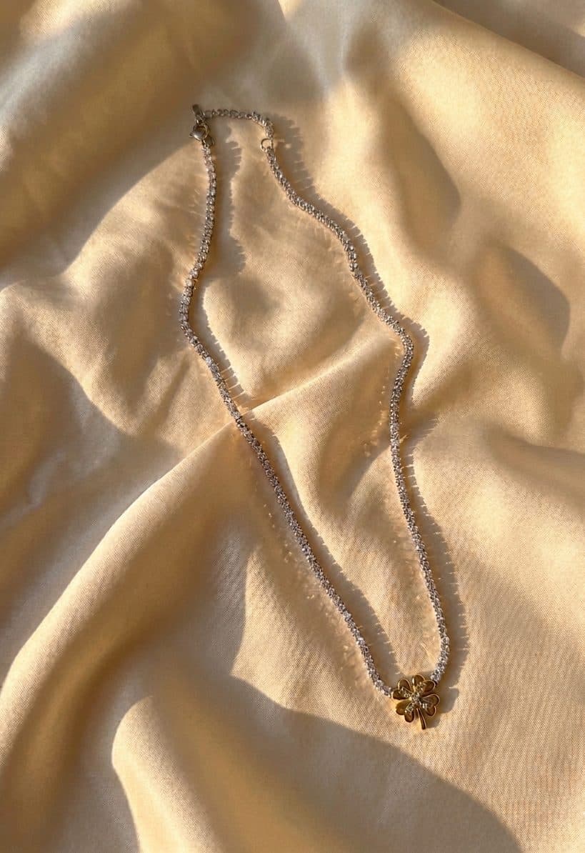 The Lucky Charm Tennis Necklace