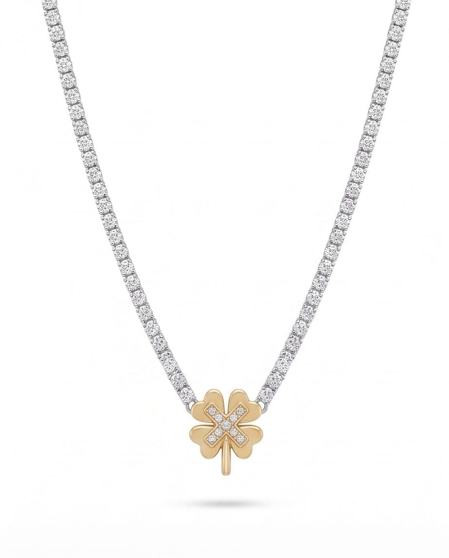 Lucky Charm Tennis Necklace