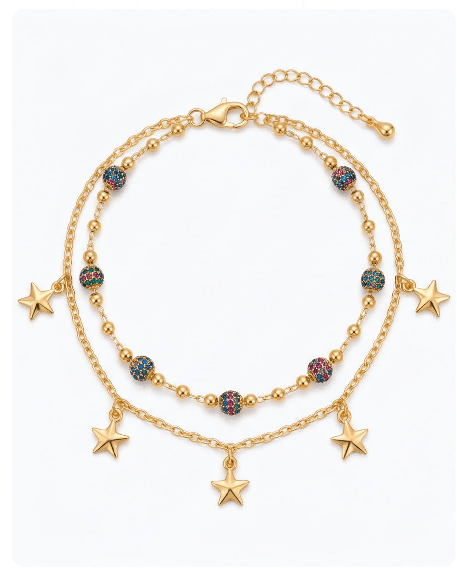 The Celestial Star Anklet