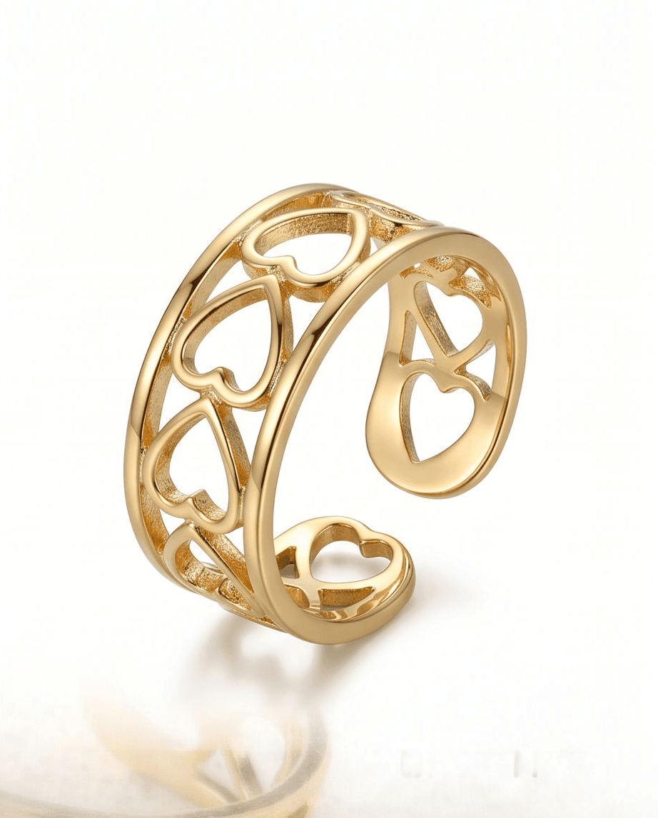 Multi heart ring