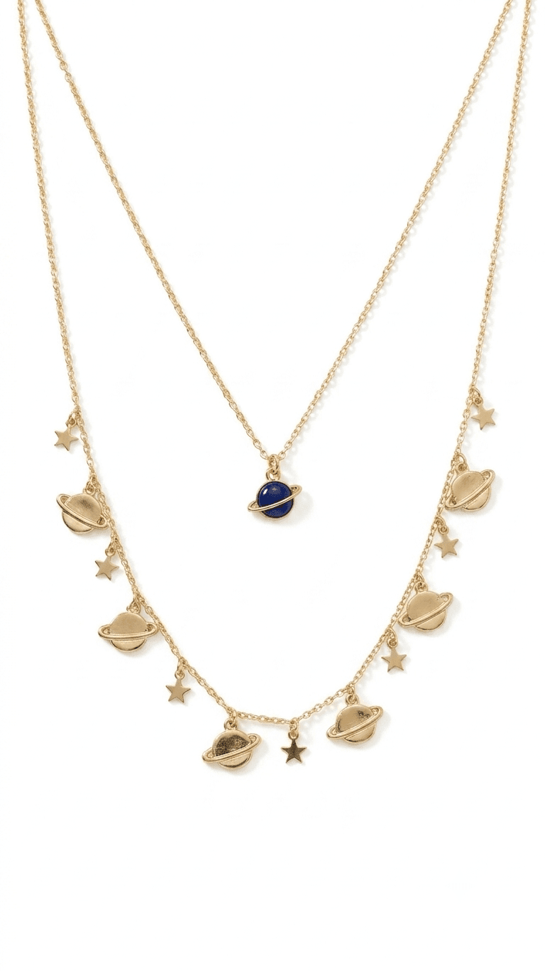 Galaxy Girl Layered Necklace